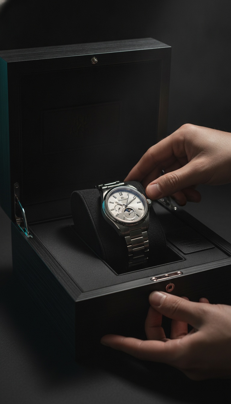 Unboxing montre acier